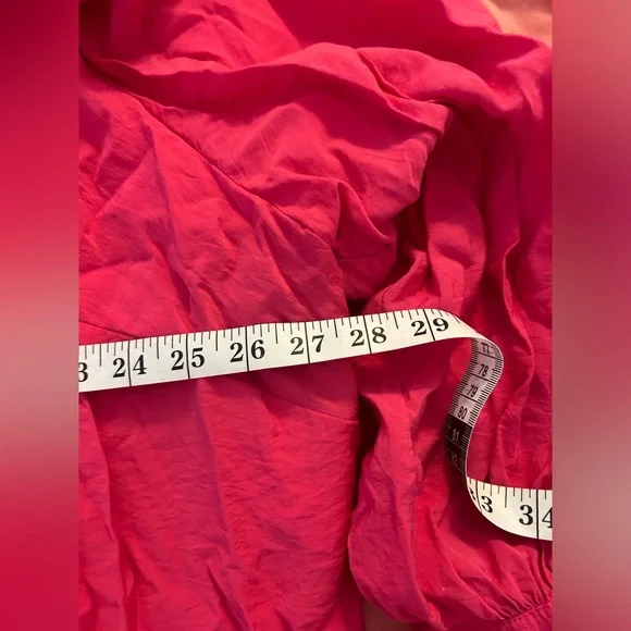 REPOST: H&M Hot Pink Oversized Shirtdress - Picture 5 of 6